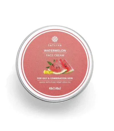 WATERMELON FACE CREAM - CONTROLS EXCESSIVE OIL, REDUCES ACNE, WRINKLES & DARK SPOTS on satliva.com