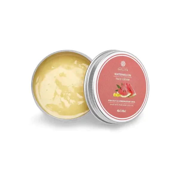 WATERMELON FACE CREAM - CONTROLS EXCESSIVE OIL, REDUCES ACNE, WRINKLES & DARK SPOTS on satliva.com