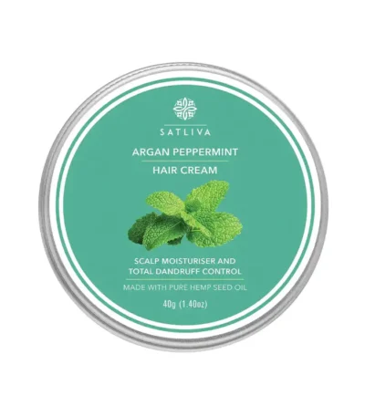 ARGAN PEPPERMINT HAIR CREAM - CONTROLS DANDRUFF, REDUCES HAIR FALL & PROMOTES HAIR GROWTH on satliva.com