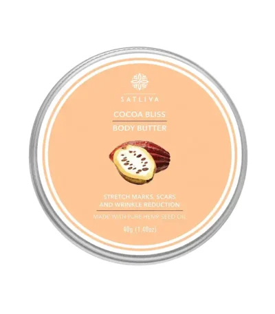 COCOA BLISS BODY BUTTER - DIMINISHES FINE LINES, STRETCH MARKS & RESTORES ELASTICITY TO DULL SKIN on satliva.com