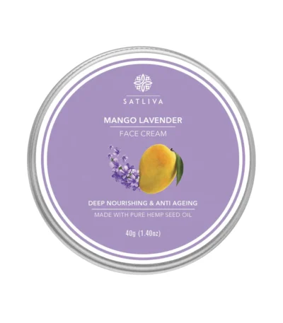 MANGO LAVENDER FACE CREAM - CONTROLS WRINKLES, DARK SPOTS & SUN DAMAGE on satliva.com