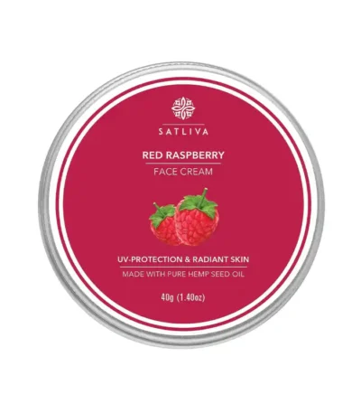 RED RASPBERRY FACE CREAM - IMPROVES SKIN ELASTICITY, PROTECTS FROM SUN DAMAGE & ANTI-AGEING on satliva.com