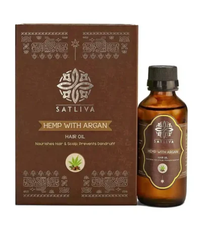 HEMP WITH ARGAN HAIR OIL - STRENGTHENS THE ROOTS, HELPS IN RESTORING DAMAGED & FRIZZY HAIR & REDUCES HAIR FALL on itsHemp