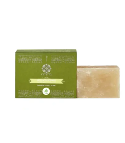 HEMP WITH MORINGA BODY SOAP BAR - CONTROLS ACNE & EXCESS OIL PRODUCTION on satliva.com