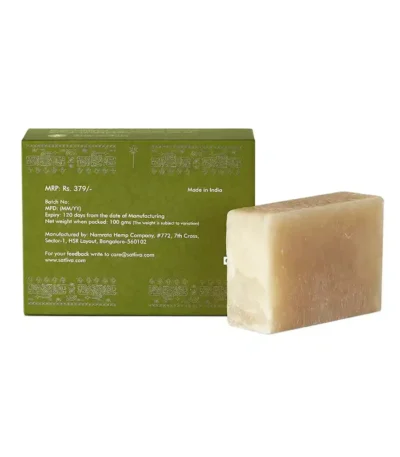 HEMP WITH MORINGA BODY SOAP BAR - CONTROLS ACNE & EXCESS OIL PRODUCTION on satliva.com