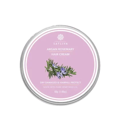 ARGAN ROSEMARY HAIR CREAM - RESTORES DRY, DAMAGED & CHEMICALLY TREATED HAIR on satliva.com